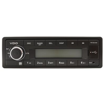 Vdo Radio Only Usb/Mp3/Wma 24V Front Usb Input