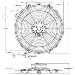 Maradyne Champion Series Fan - 16" - 12V / 225W - 2170 CFM - M162K