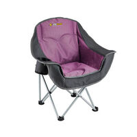 Oztrail Moon Chair Junior With Arms Green