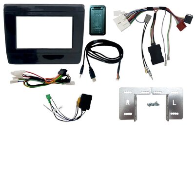 20-Up Isuzu D-Max Radio Replacment Kit (Fascia/ Antenna/ Swc/ Usb/ Rev.Cam)