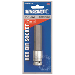 Kincrome Hex Bit Socket 17Mm 1/2" Drive