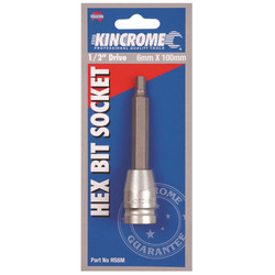 Kincrome Hex Bit Socket 6Mm 1/2" Drive