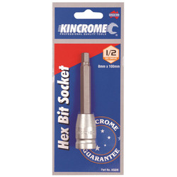 Kincrome Hex Bit Socket 8Mm 1/2" Drive