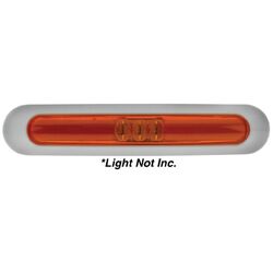 Ignite Pkt 1 White Bezel T/S Zeon Led Side Marker Lamps . 170 X 32 X 17Mm