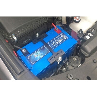 Ironman 4X4 Battery Tray to suit Toyota Prado 150 series (Suits 12inch Battery)