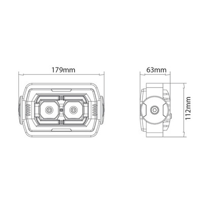 Ironman 4X4 Cosmo 20W Dual LED Light (Each)