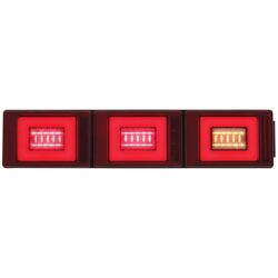 Ignite Zeon Led Jumbo Triple Comb Lamp Stop/Tail/Indicator Lamp 10-30V 0.5M Cable Horizontal/Vertical Mount