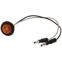 Ignite Led Amber Side Marker/Indicator Lamp 12V W/ Rubber Housing 28Mm X 25Mm