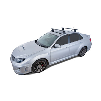 Rhino Rack Vortex 2500 Black 2 Bar Fmp Roof Rack For BMW 3 Series E92 2Dr Coupe 10/06 To 05/14