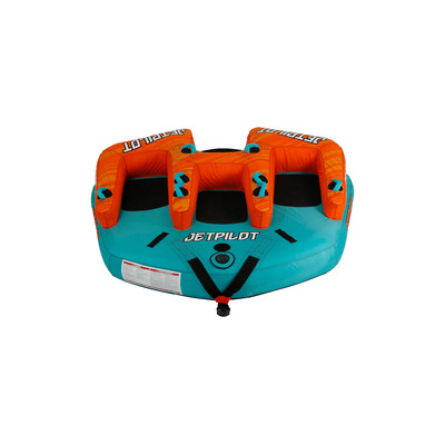 Jetpilot 2023 Freeride JP4 Towable Tube - Teal/Orange