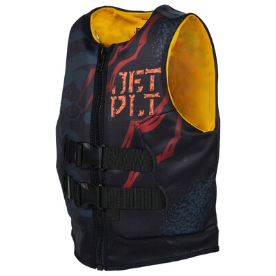 Jetpilot 2023 Boys Rex Youth Cause Neo Vest Black Level 50 - Size 3 To 4