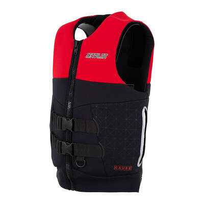 Jetpilot Cause Mens S-Grip Life Jacket L50 - Red Large