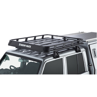 Rhino Rack Pioneer Tray (1400mm X 1280mm) For Toyota Landcruiser 79 Series 4Dr 4Wd Double Cab 03/07 On