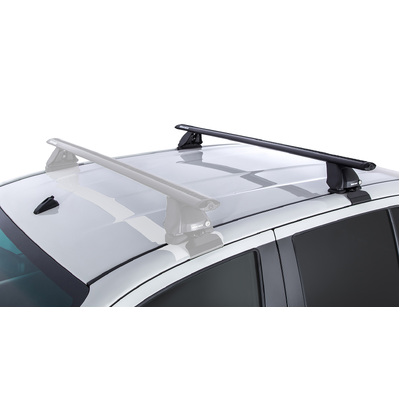 Rhino Rack Vortex 2500 Black 1 Bar Roof Rack (Rear) For Toyota Hilux Gen 8 4Dr Ute Double Cab 10/15 On