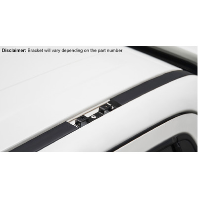 Rhino Rack Heavy Duty Rlt600 Ditch Mount Silver 3 Bar Roof Rack For Fiat Doblo 2Dr Van Low Roof 11/13 On