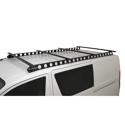 Rhino Rack Vortex Black 4 Bar System With Rhino-Rack Backbone For Toyota Hiace Gen 6 2Dr Van Lwb 06/19 On