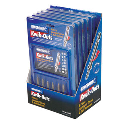 Kincrome Kwik-Outs Damaged Screw & Bolt Remover 6 Piece