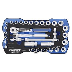 Kincromelok-On Socket Set 33 Piece 3/8" Drive - Metric & Imperial