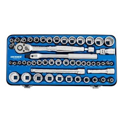 Kincrome Socket Set 52 Piece 1/4 & 3/8" Drive - Metric & Imperial