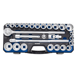 Kincromesocket Set 28 Piece 3/4" Drive Metric & Imperial