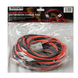 Krimped 10awg anderson extension 10m