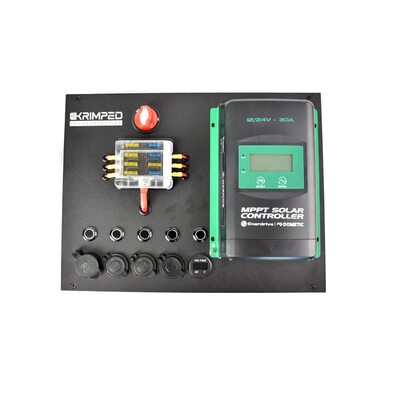 Large DC Control Box with Enerdrive 40a MPPT & Wiring Kit