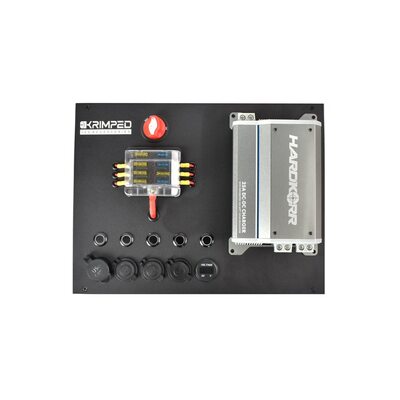 Large DC Control Box with Hard Korr 25a DCDC & Wiring Kit