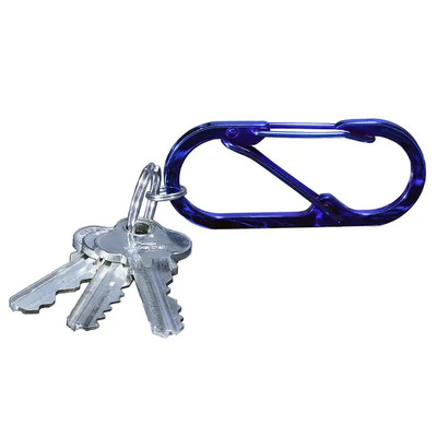 Bico Keysafe Blue Oval Carabiner Keyring - Ks001