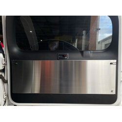 Rear Door Drop Down Table to suit Toyota Prado 150 / Lexus GX 460 [Natural Stainless]