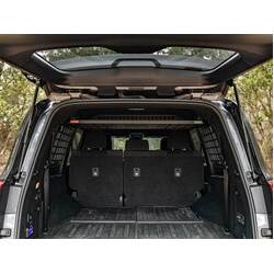 Standalone Rear Roof Shelf to suit Toyota LandCruiser LC300 [Large Side Molle Panels]