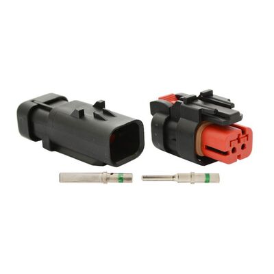 Ampseal 16 Type 2 Way Kit 5Set 13Amp Per Circuit Rated Ip67 Include Green Band Terminals