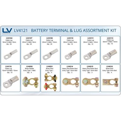 Battery Terminal & Cable Lug Assortment