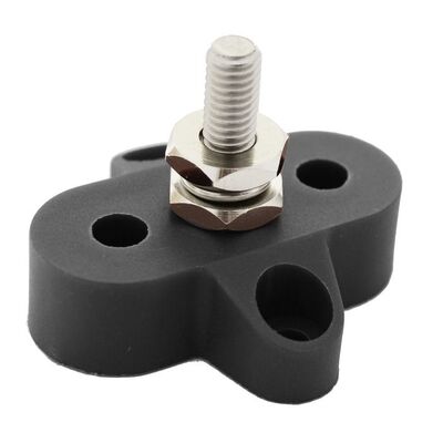 M6 X 31.5Mm Black Power Post 48V/100A S/S Stud & Washer Nylon & Fibreglass Base