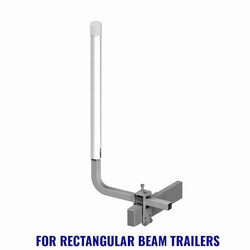 Oceansouth Boat Trailer Guide Poles (Regular Tube Mount) 1000mm