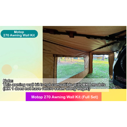 MOTOP Awning Wall Kit for 270 Freestanding Awning (Passenger side MKII)