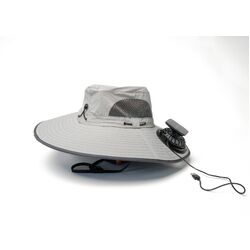 Wide Brim Solar Fan Hat