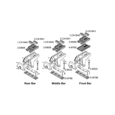 Rhino-Rack PLHS4 Rhino-Rack Backbone Pioneer Leg Height Spacer 