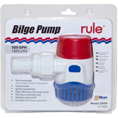 Rule Bilge Pump 500Gph 12V