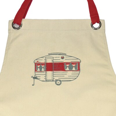 Van Go Collections Embroidered Apron  Mini Caravan  Spring