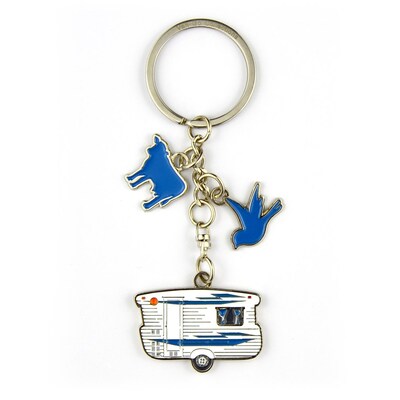 Van Go Collections Keyring  Van Go Collections 'Bluey Caravan' Design