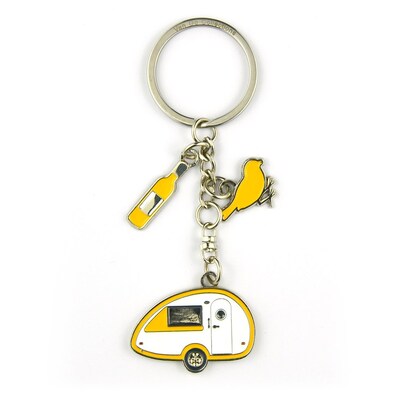 Van Go Collections Keyring  Seasonal Collection  'Teardrop Caravan' Design