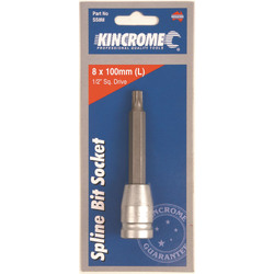 Kincrome Spline Socket 1/2" Drive 8M