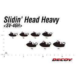 Decoy 826140 Slidin' Head 1.5g Pkt5