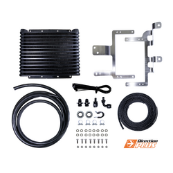 Transchill Transmission Arctic Black Cooler Kit To Suit Nissan Navara NP300 YS23DTTi (2.3L 4cyl) 2015 - On