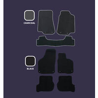 Floor Mats For Kia Rio JB Jan 2007 - Aug 2011 Charcoal 3Pce