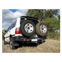 Twin Rear Spare Wheel Carrier to Suit Toyota LandCruiser 100 Series IFS