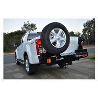 Twin Rear Spare Wheel Carrier to Suit Isuzu D-Max 06/2011-06/2020