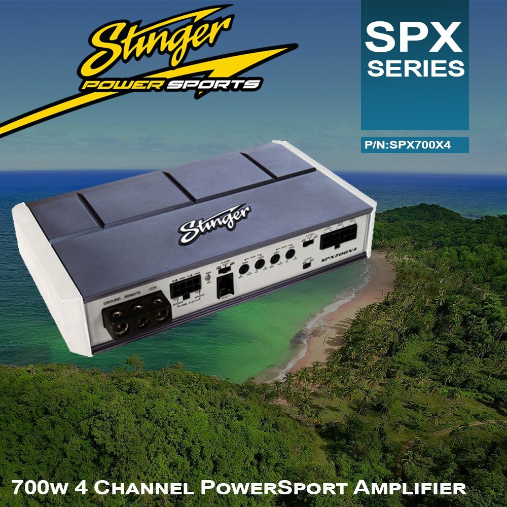 Stinger 4 Channel Marine Amplifier | Outback Equipment