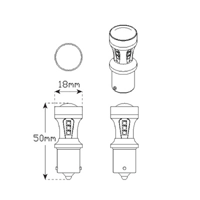 Reversing Lamps 1156WM