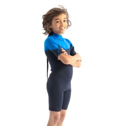 Jobe Boston 2mm Shorty Wetsuit Kids Blue - Size 104